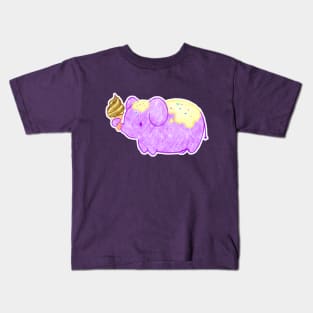 Ice Cream Elephant Kids T-Shirt